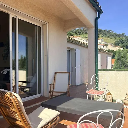 5 Pieces 8 Couchages Sur Bn000-asphodeles Villa Banyuls-sur-Mer